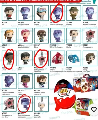 Kinder Joy Stranger Things Funko Pop