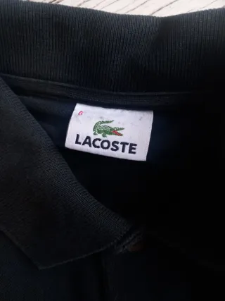 Polo Lacoste Negro Original