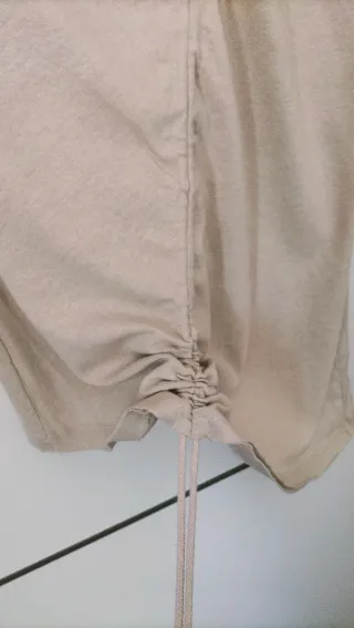 Top largo hombre beige