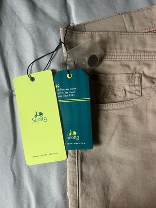 Pantalón Scotta Beige Talla 38