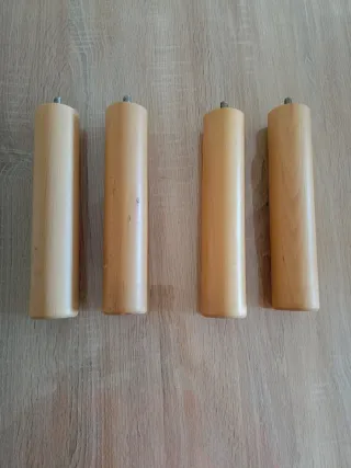 Patas de madera para tapiflex (4 unidades)