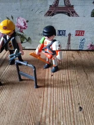 Figuras Playmobil Obreros.