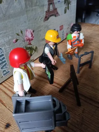 Figuras Playmobil Obreros.