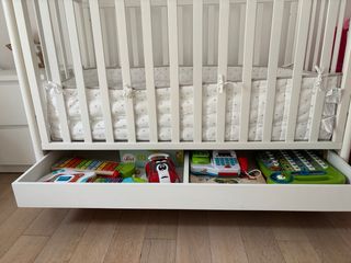 Culla Italbaby con materasso e paracolpi