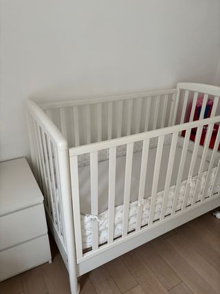 Culla Italbaby con materasso e paracolpi