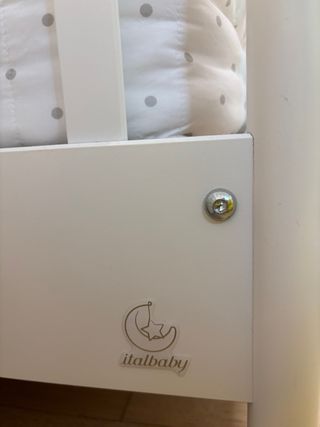 Culla Italbaby con materasso e paracolpi