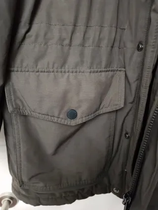 Parka hombre verde caqui talla S