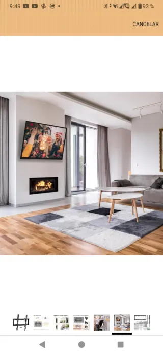 Soporte TV Perlegear 26-65 Reclinable