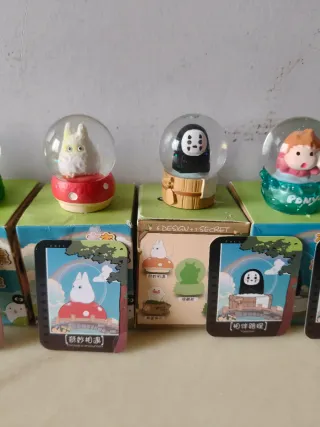 Set sfere vetro Studio Ghibli