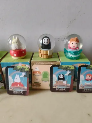 Set sfere vetro Studio Ghibli