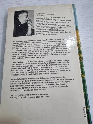 Libro la alegria de vivir