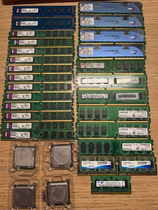 Memorias RAM y CPUs