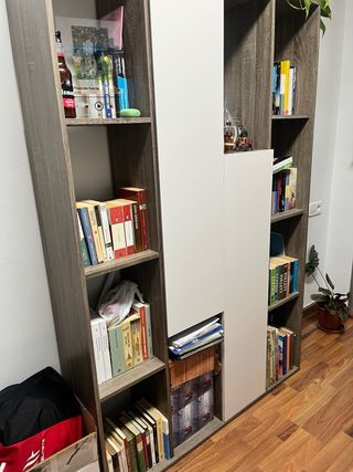 Estantería/Librería Madera y Blanca