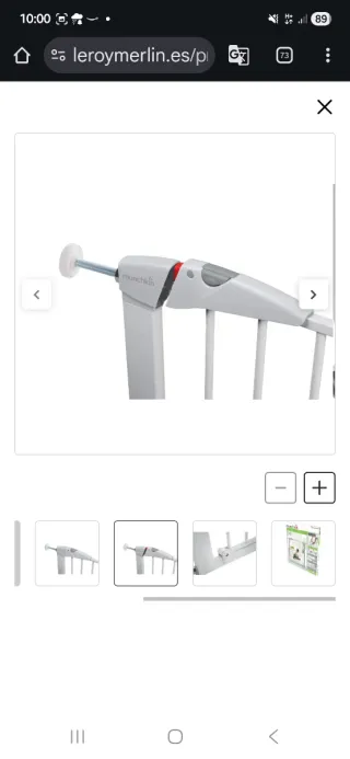 Valla seguridad infantil Maxi Secure metal