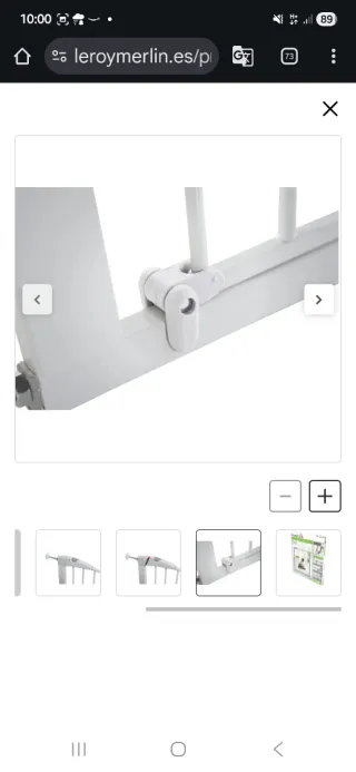 Valla seguridad infantil Maxi Secure metal