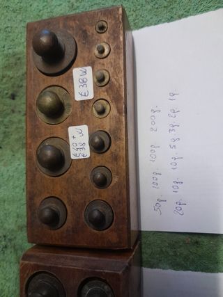 Set pesi per bilance antiche