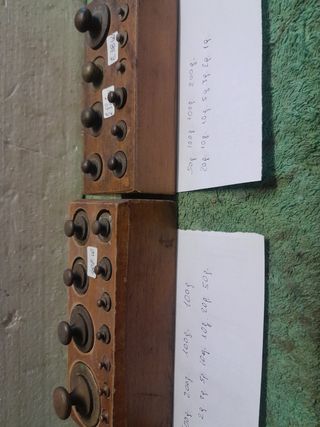 Set pesi per bilance antiche