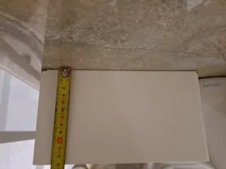 Portarrollos Doble Blanco con Estante (Diseño Indu