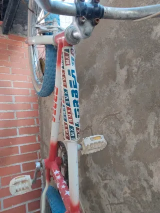Bicicleta BMX Orbea Vintage Roja y Blanca