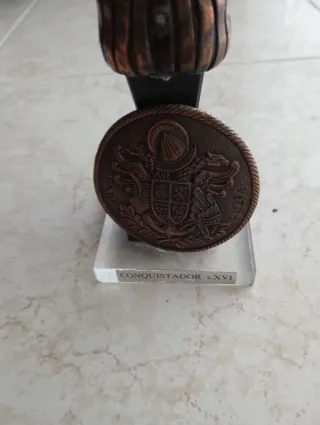 Conquistador Español Siglo XVI Medalla