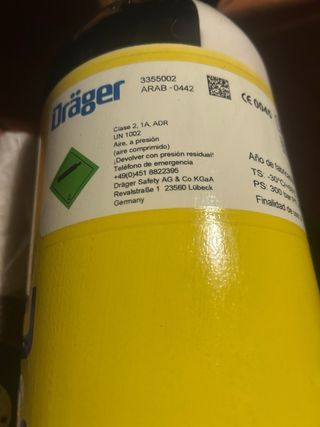 Bombona de oxígeno CE 0045