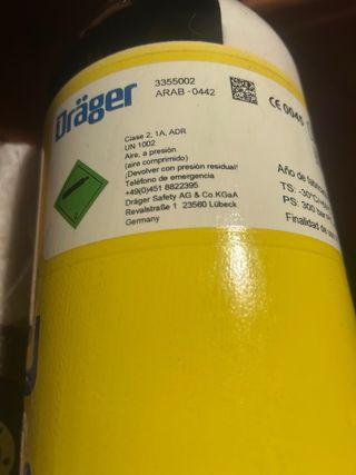 Bombona de oxígeno CE 0045