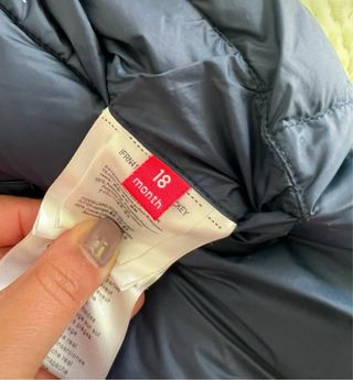 Piumino neonato Freedomday blu