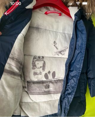 Piumino neonato Freedomday blu