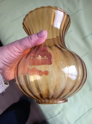 Tulipa de cristal ámbar