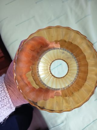 Tulipa de cristal ámbar