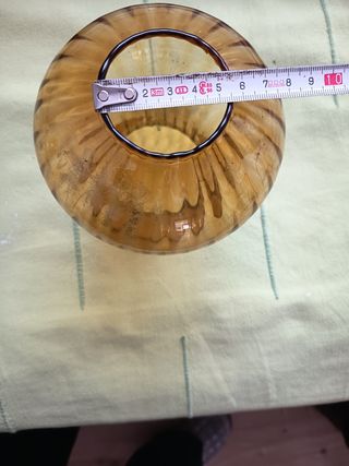 Tulipa de cristal ámbar