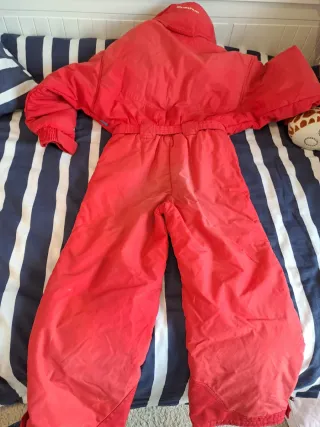 Mono de esquí rojo Quechua 6-8 años