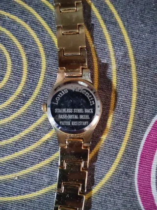 Reloj Louis Valentin Dorado y Blanco