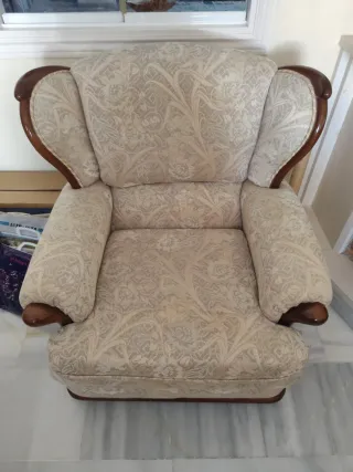 Sofá vintage 3 plazas y 2 sillones