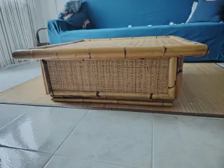 tavolino basso realizzato in bambù/bamboo dal vera