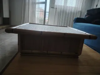 tavolino basso realizzato in bambù/bamboo dal vera