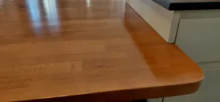 Bancada de madera para mesa de cocina