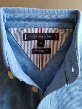 Polo Tommy Hilfiger Azul Cielo Talla XS