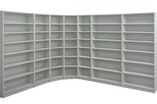 Módulos Estanterías Blancas Madera