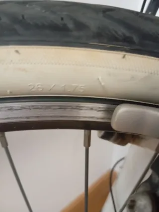 Bicicleta de montaña blanca