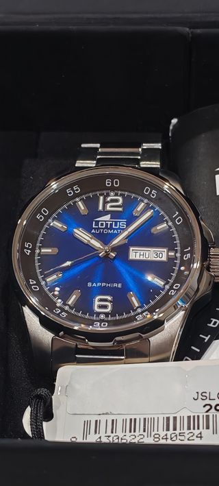 Reloj Lotus Automático Azul Esfera
