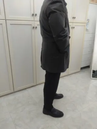 Giacca uomo vera pelle vintage taglia 48