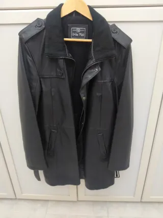 Giacca uomo vera pelle vintage taglia 48