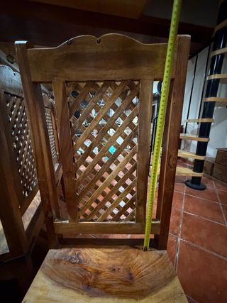 Mesa comedor y 6 sillas de palisandro