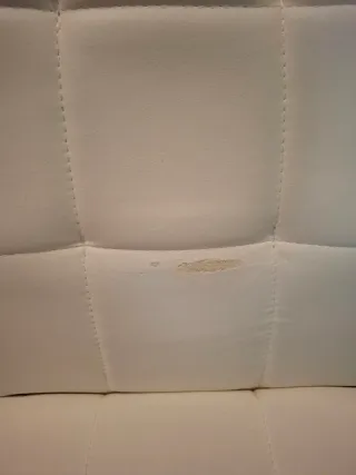 Juego de 4 sillas de salón blancas