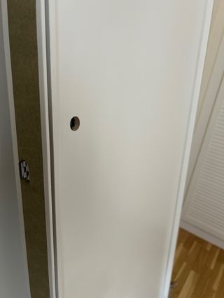 Puerta blanca lisa a estrenar