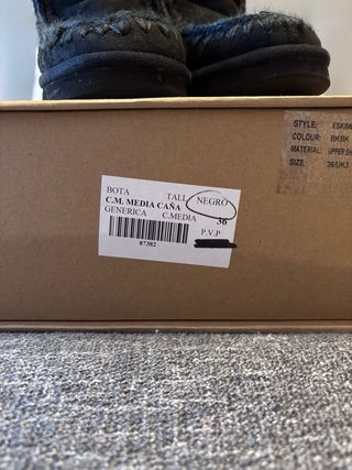 Botas Mou Eskimo Negras