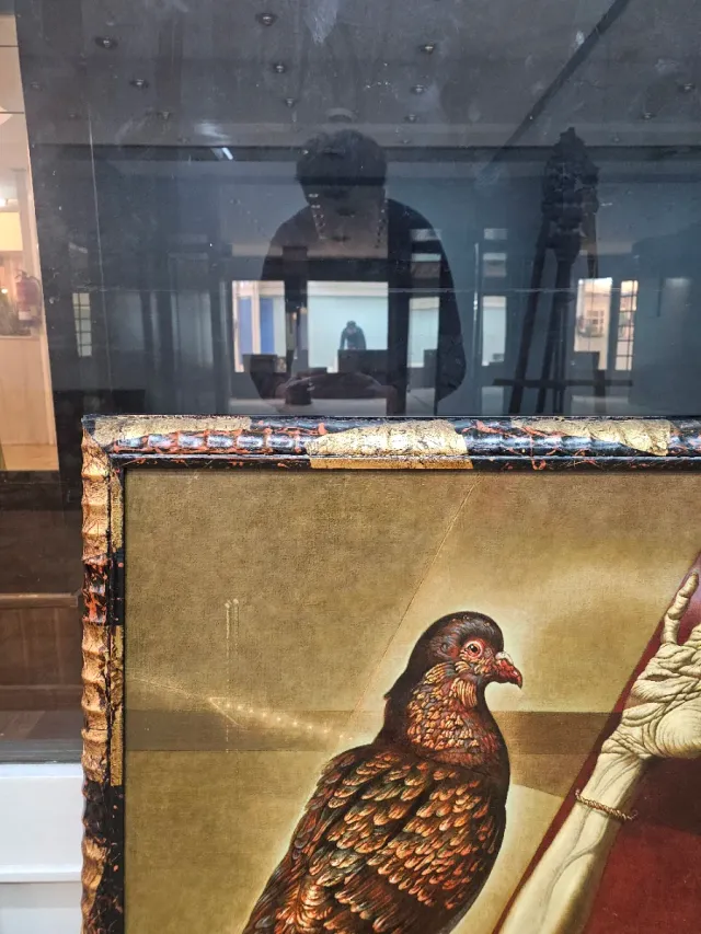 Oleo Pintura Lienzo Marco Madera