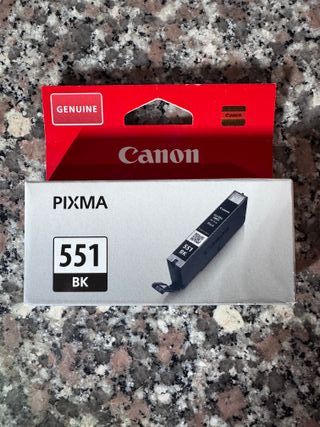 5 Cartuccie Canon Pixma CLI-551BK Nero