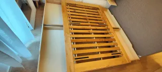 Estructura Cama + Cabecero Ikea Mandal